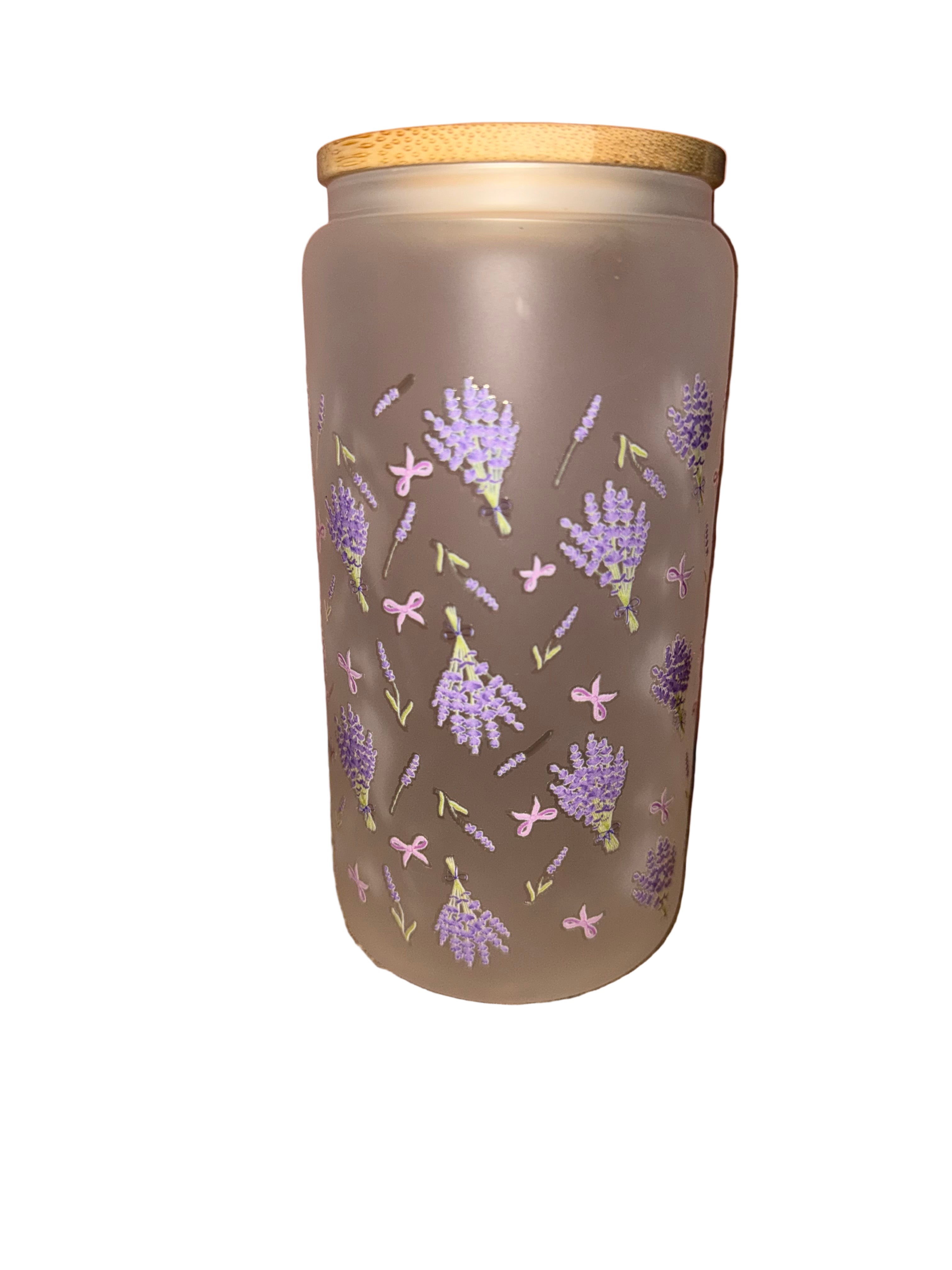 Lavender Set 16 oz. frosted hand wash only