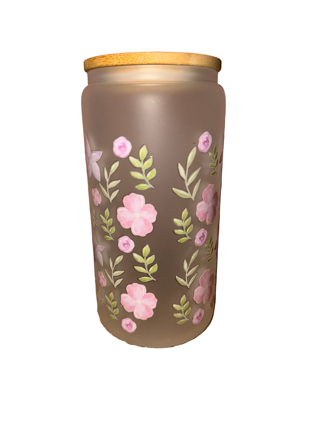Pastel Florals 16 oz. frosted hand wash only
