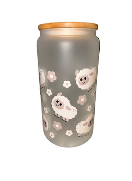 Cute Sheep 16 oz. dishwasher safe