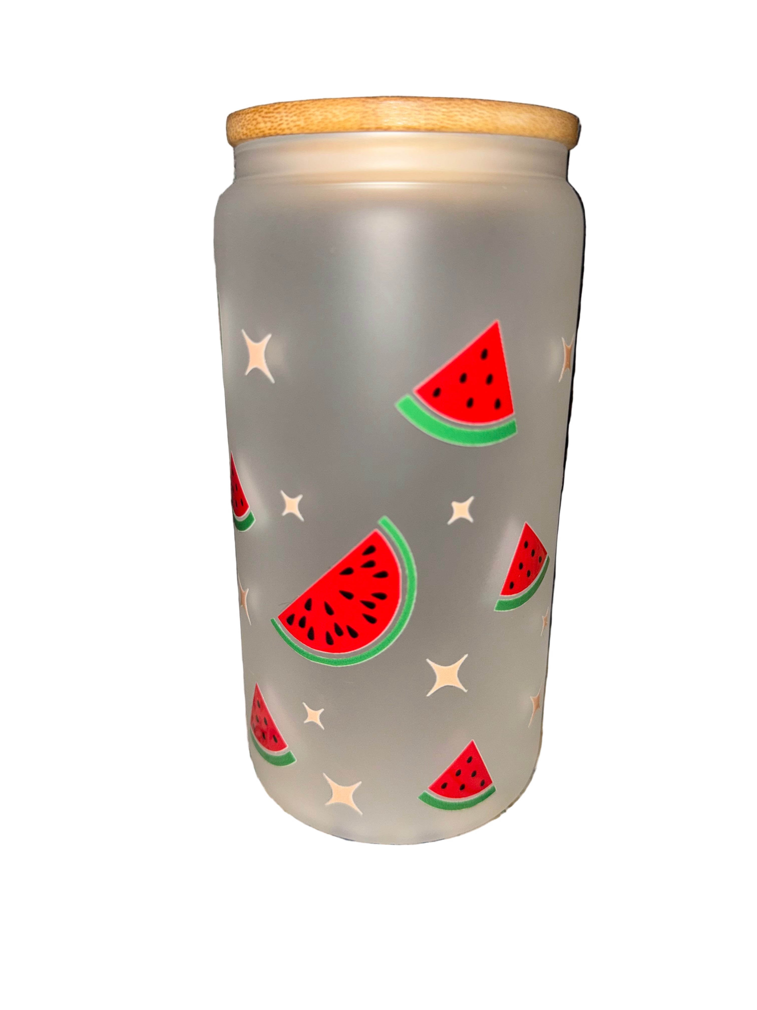 16 oz. dishwasher safe Watermelon Star