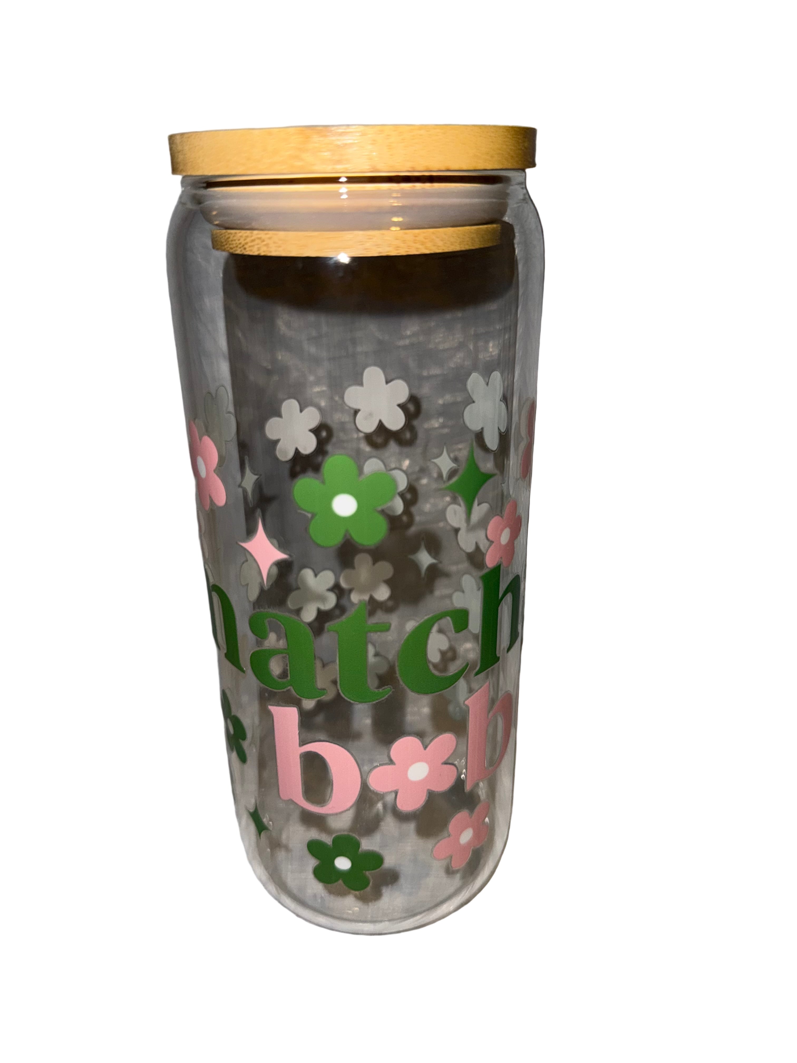 Matcha Babe Set 20 0z. clear hand wash only