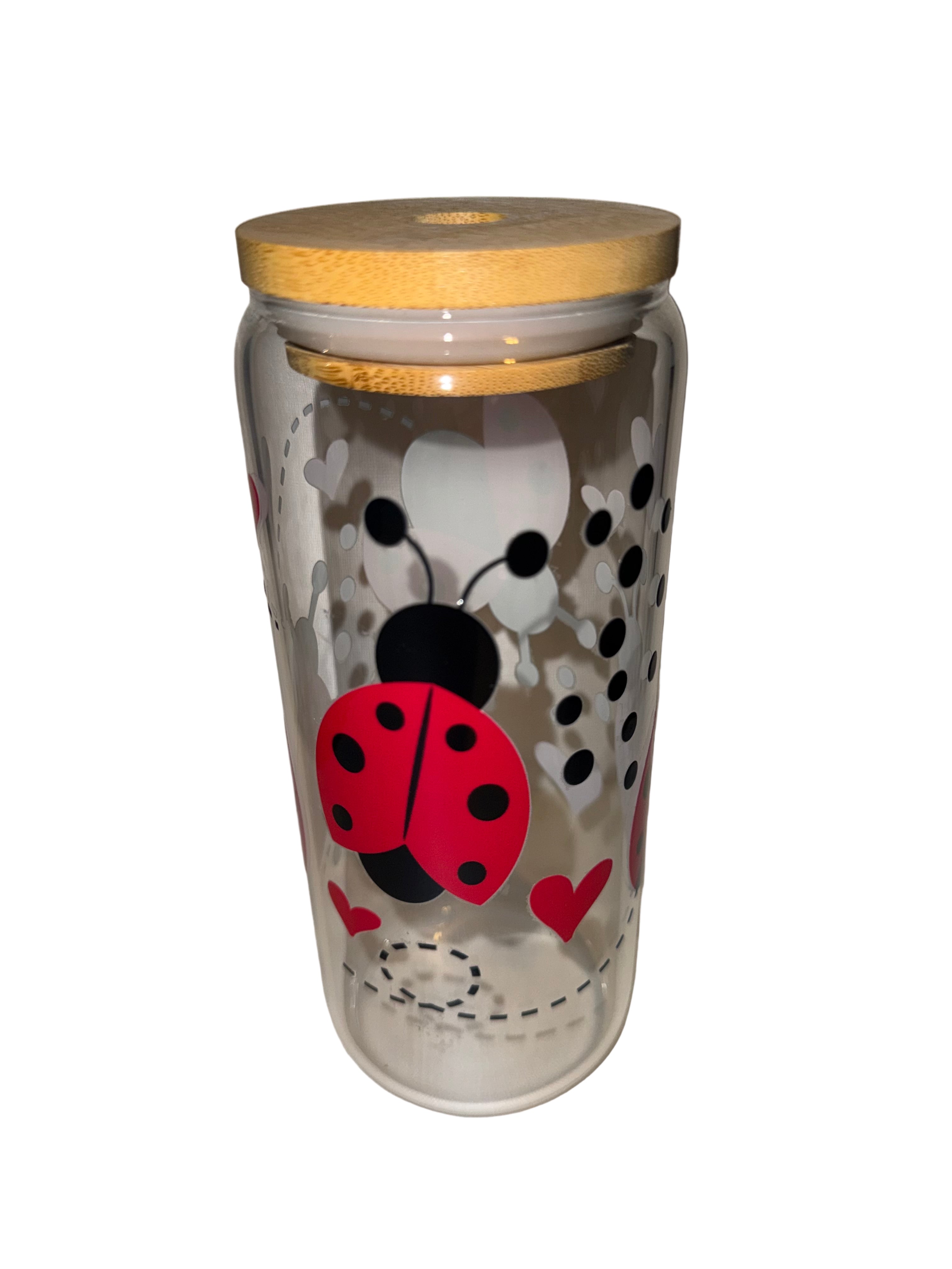 Lady Bug Fun 20 oz. Clear Dishwasher Safe