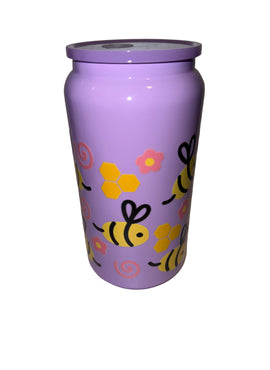 Lilac Bees 16 oz. No Sweat Dishwasher Safe