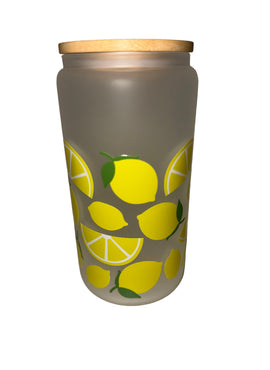 16 Oz. Frosted Dishwasher Safe Lemon Cup - Creative Delights