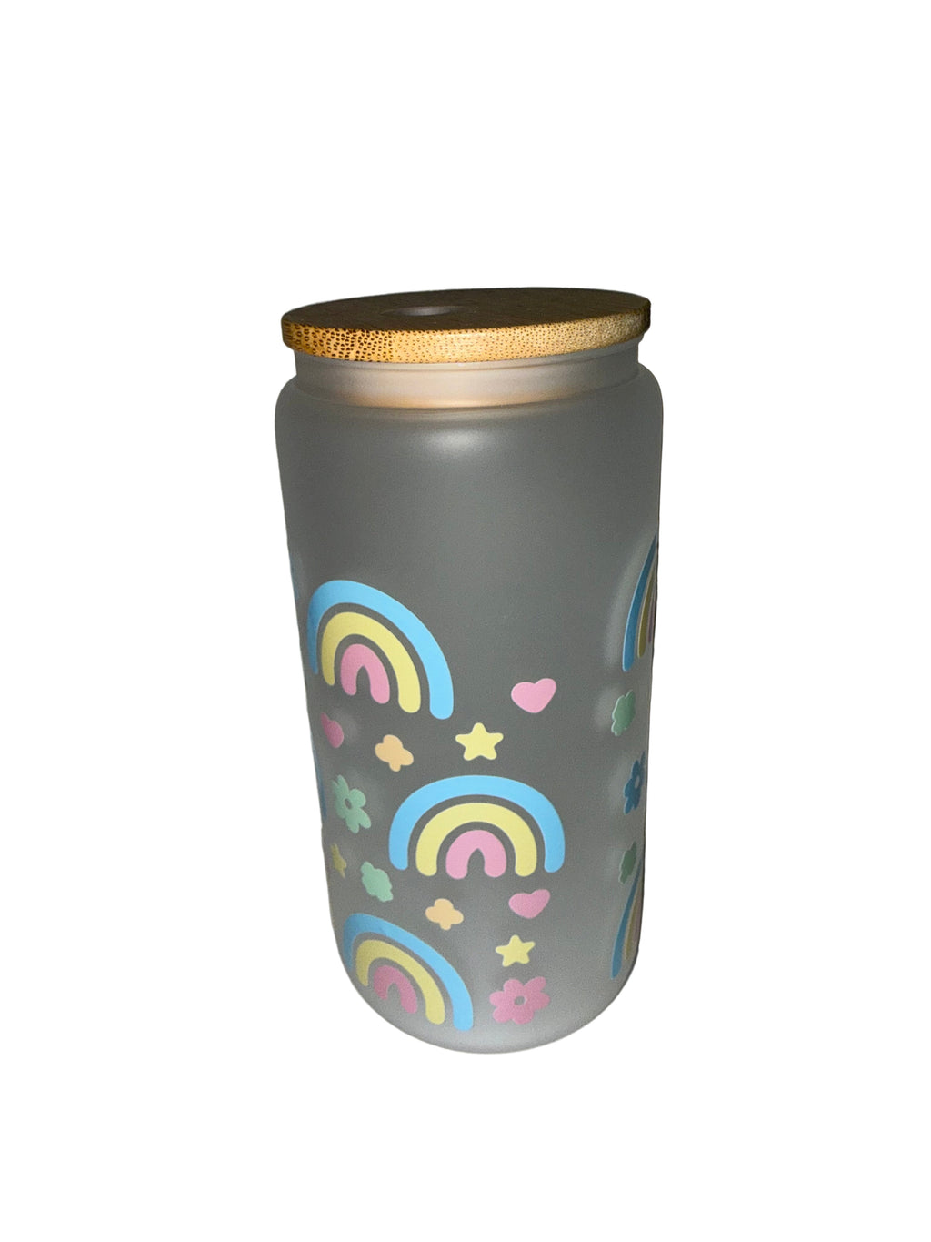 16 Oz. Frosted Hand Wash Only Pretty Rainbows - Creative Delights