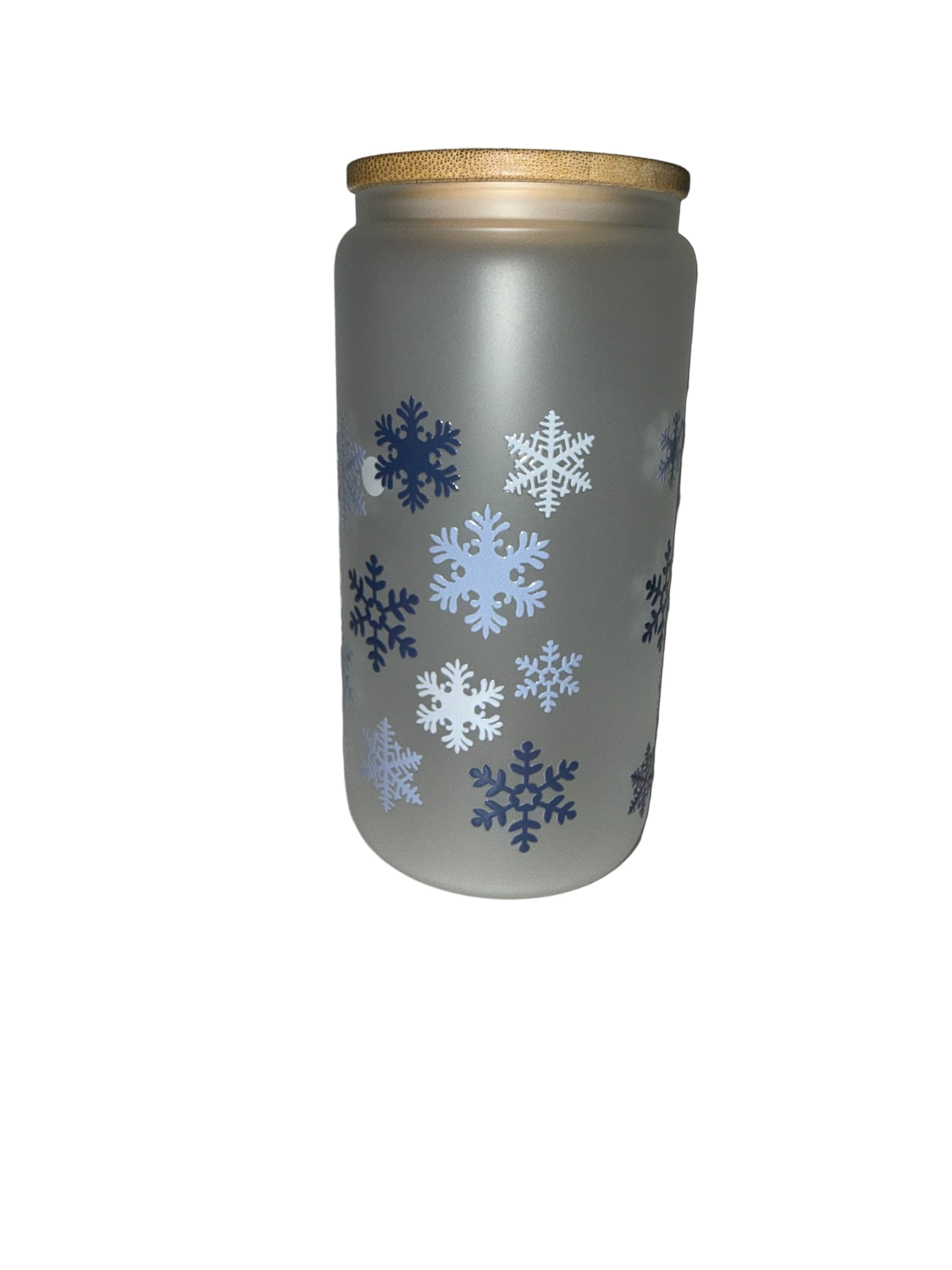 Let it snow 16 oz. frosted dishwasher safe - Creative Delights