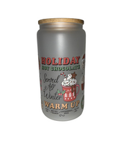 Hot chocolate holiday 16. oz. frosted dishwasher safe - Creative Delights