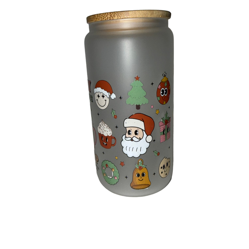 Hot chocolate holiday 16. oz. frosted dishwasher safe - Creative Delights