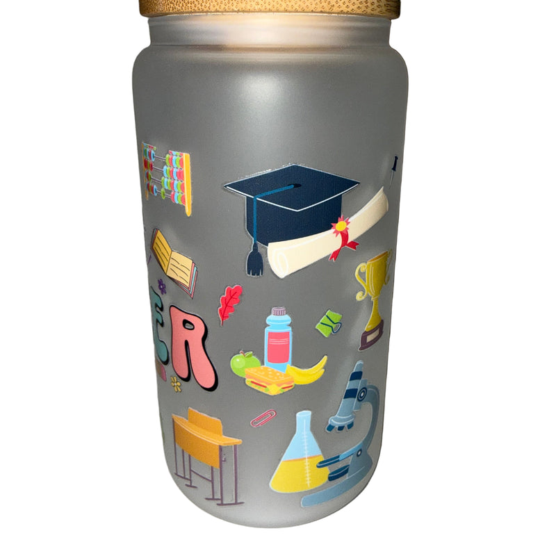 Techer, school 16 oz. frosted hand wash only - Creative Delights