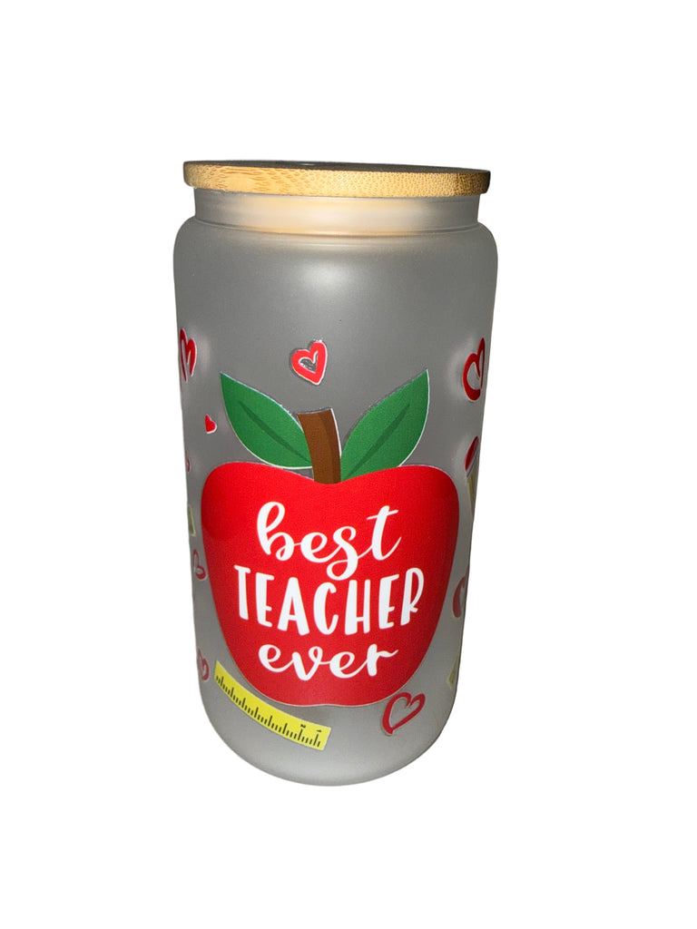 Best Teacher 16 oz. frosted hand wash only - Creative Delights