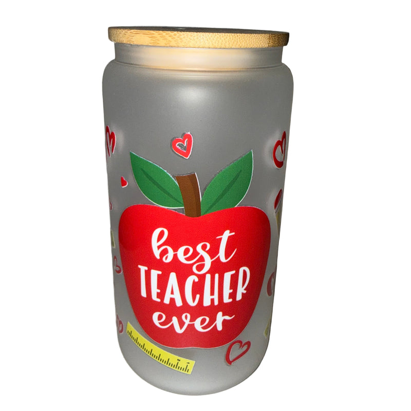 Best Teacher 16 oz. frosted hand wash only - Creative Delights