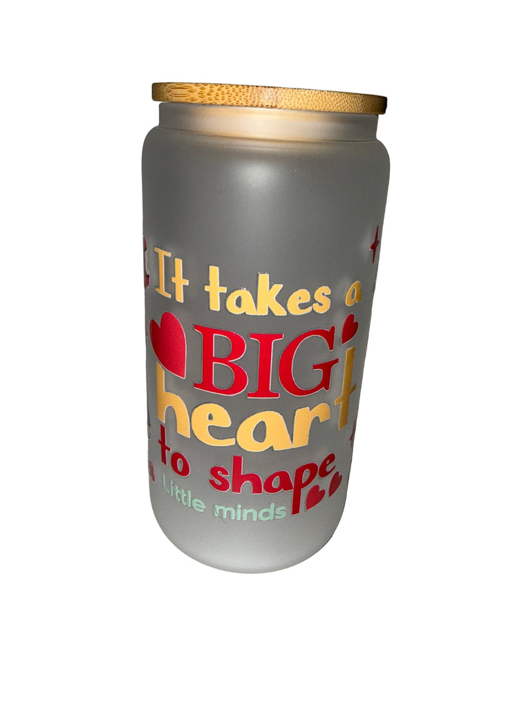 Takes big hearts 16 oz. frosted hand wash only - Creative Delights