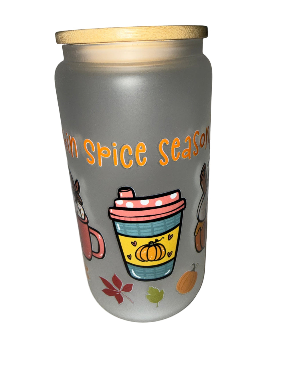 Pumpkin Season 16 oz frosted hand wash only - Creative Delights