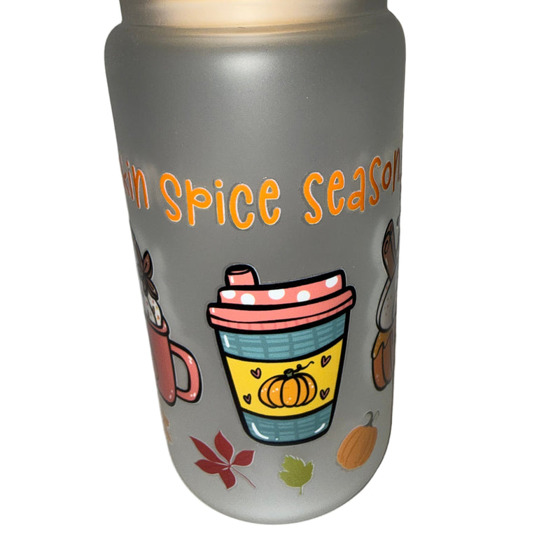 Pumpkin Season 16 oz frosted hand wash only - Creative Delights