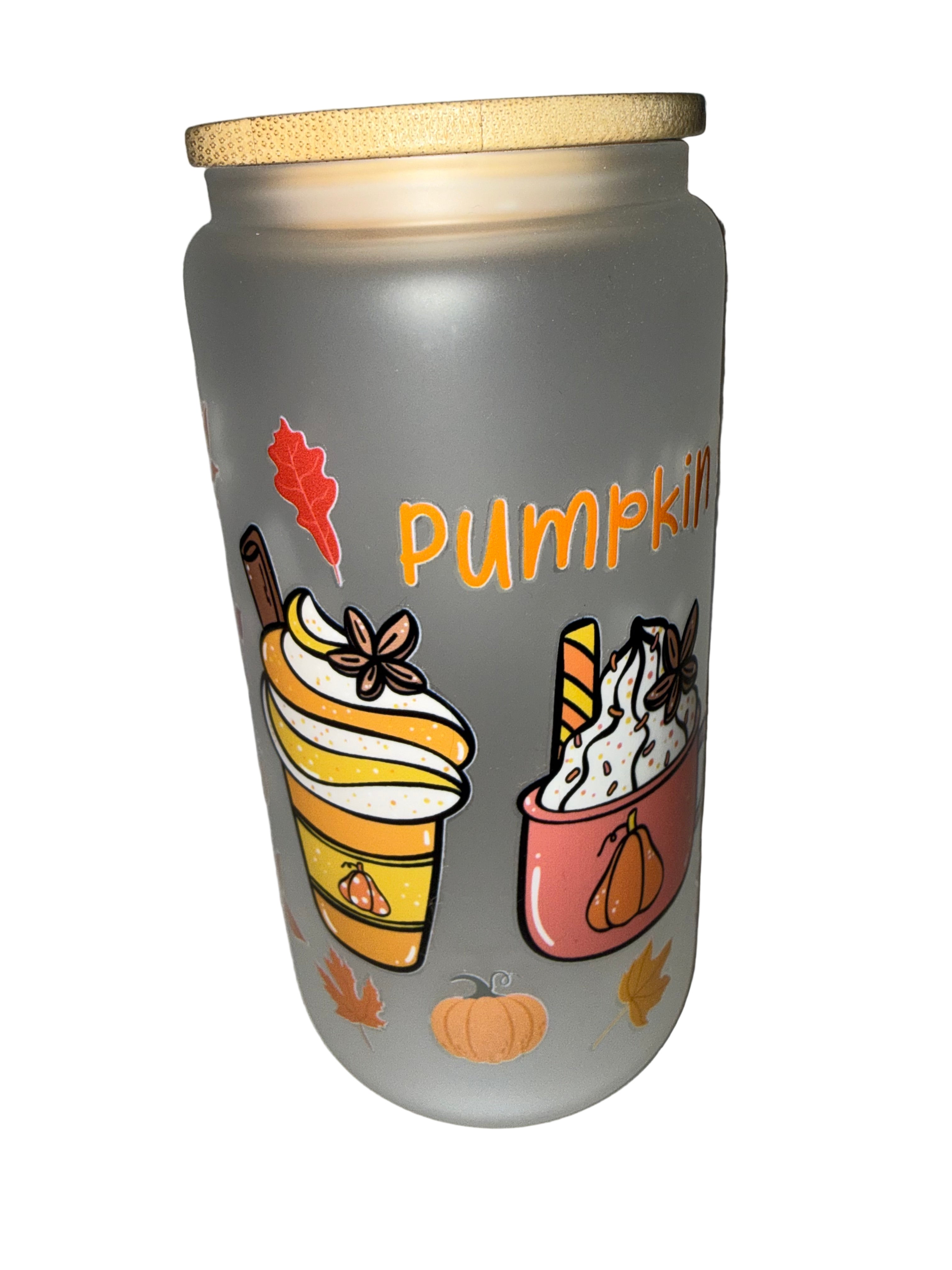 Pumpkin Season 16 oz frosted hand wash only - Creative Delights