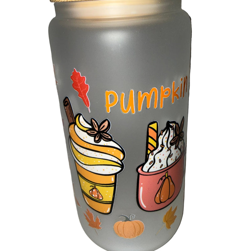 Pumpkin Season 16 oz frosted hand wash only - Creative Delights