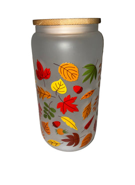 Fall leaves 16 oz. frosted hand wash only - Creative Delights