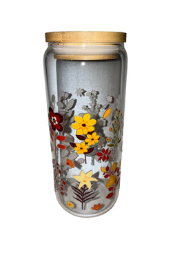 Autumn Florals 20 oz. clear hand wash only - Creative Delights