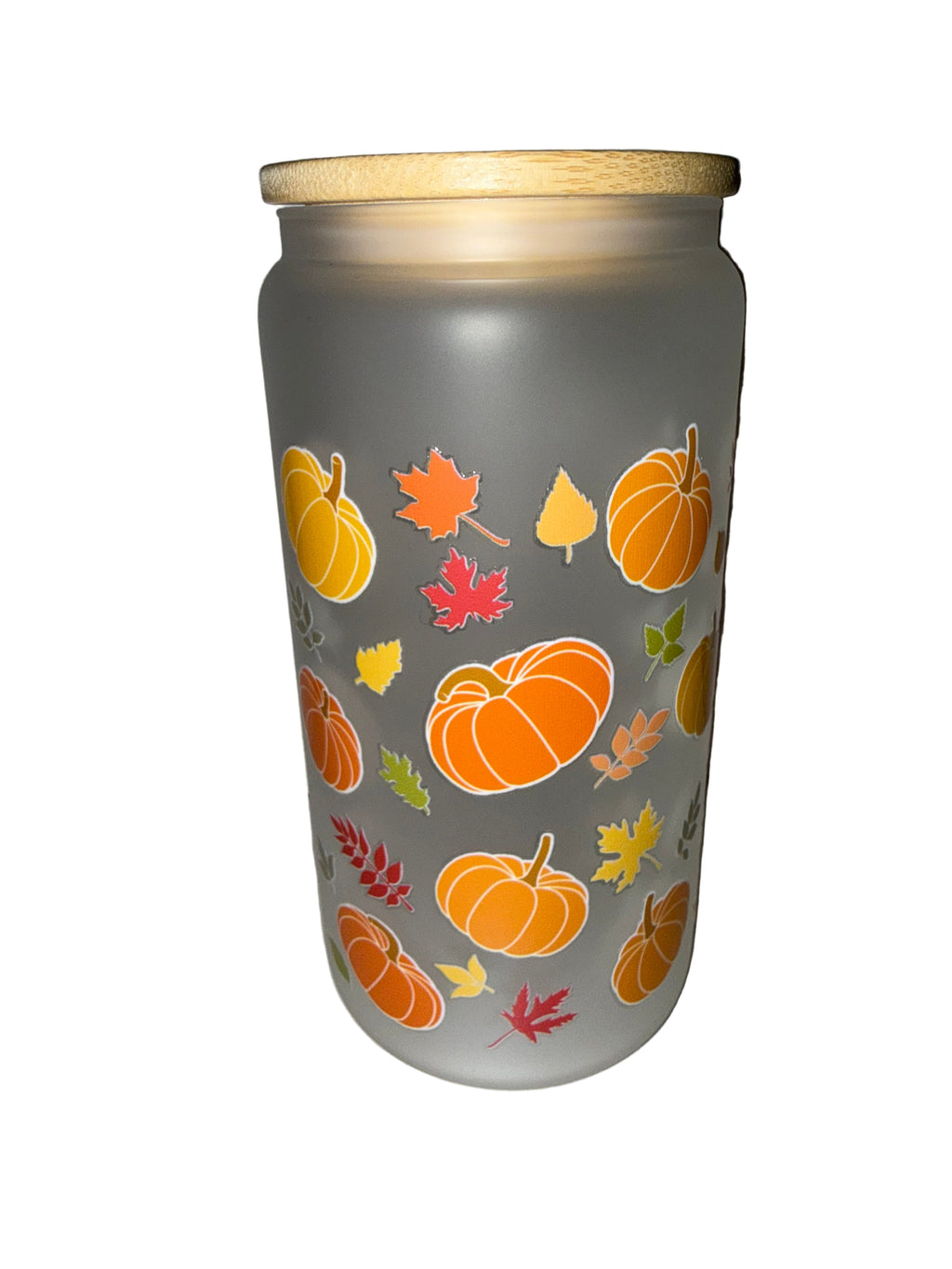 Pumpkins everywhere Autumn 16 oz. frosted hand wash only - Creative Delights