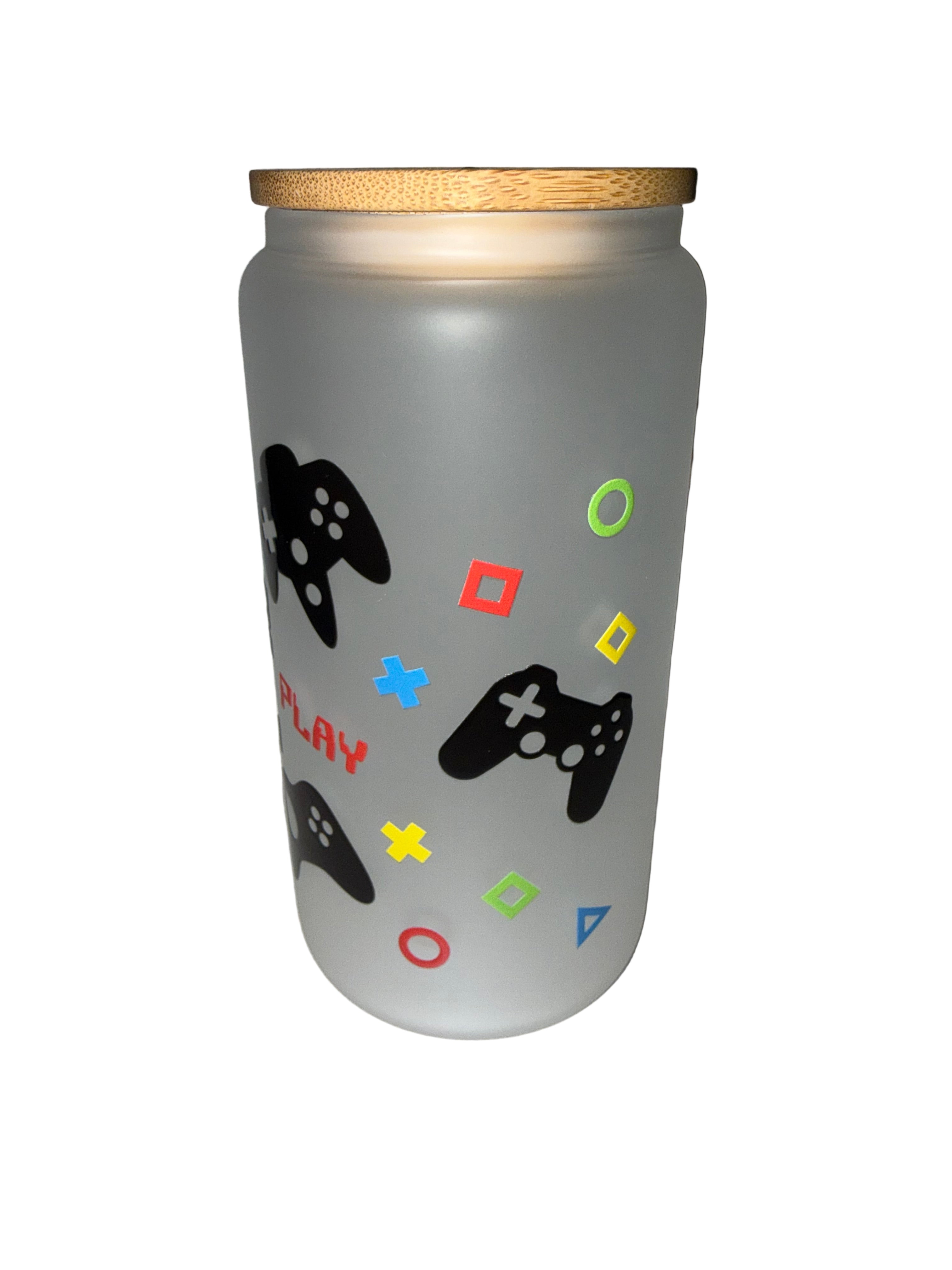 Gamer 16 oz. frosted dishwasher safe - Creative Delights