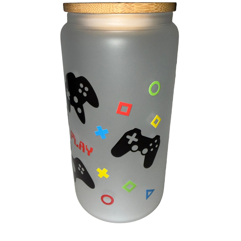 Gamer 16 oz. frosted dishwasher safe - Creative Delights