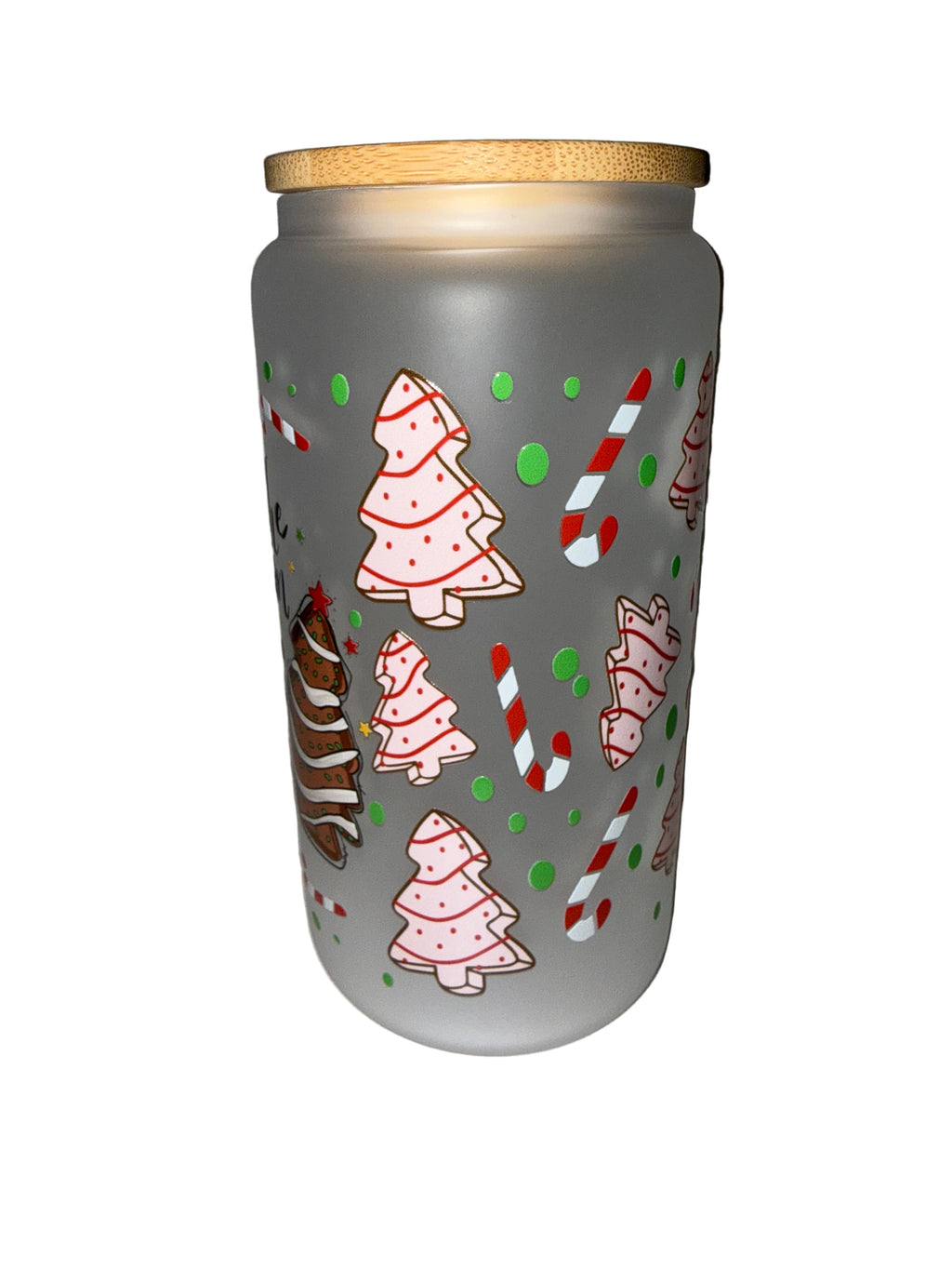 Tis' the season 16 oz. frosted dishwasher safe - Creative Delights