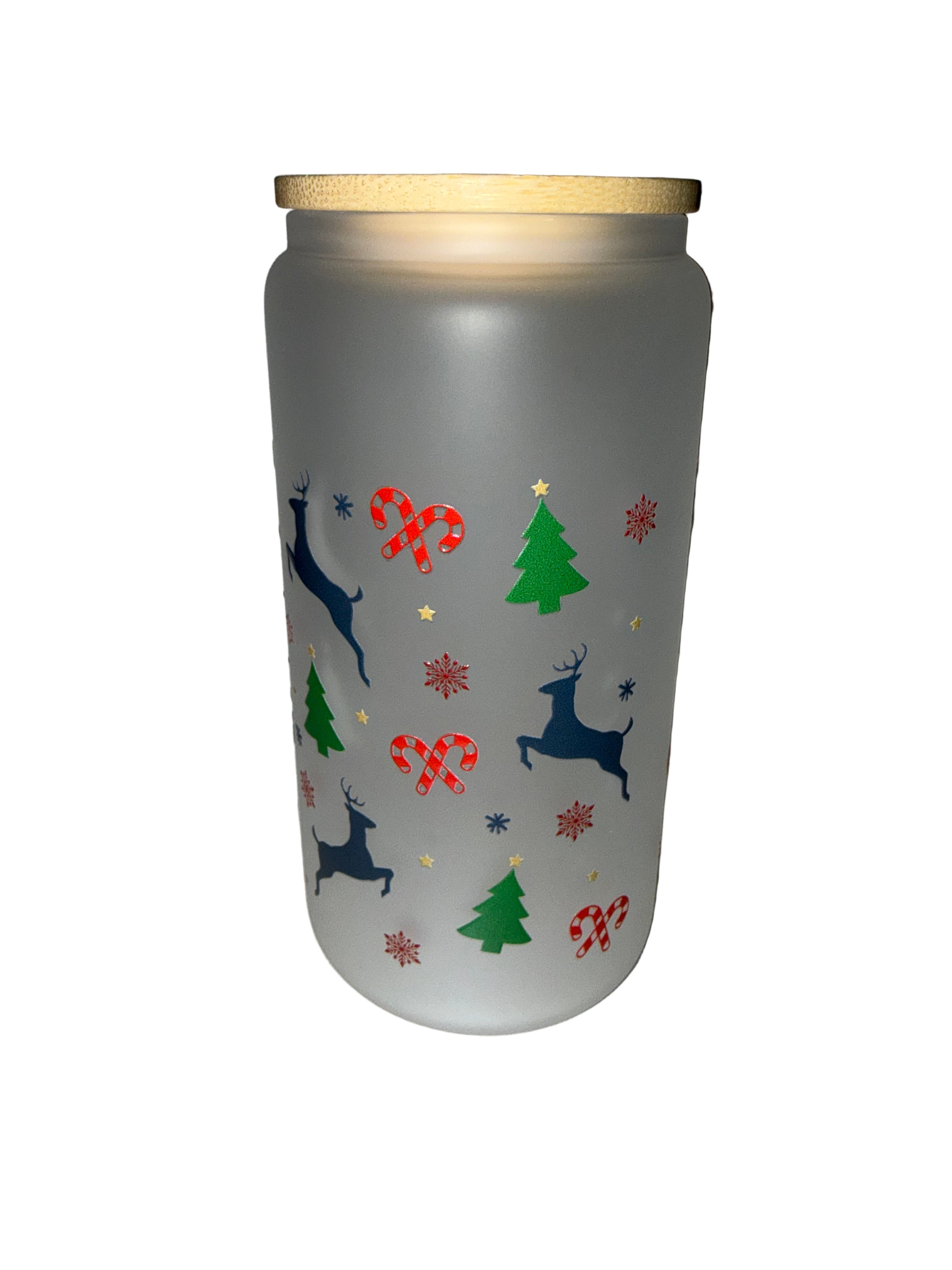 Believe in the Magic 16 oz. frosted dishwasher safe - Creative Delights