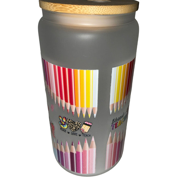 Teacher Pencils 16 oz hand wash only - Creative Delights