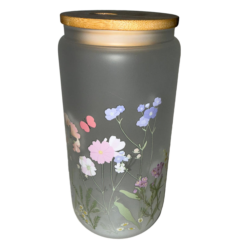 Gorgeous Floral 16 oz. frosted hand wash only - Creative Delights