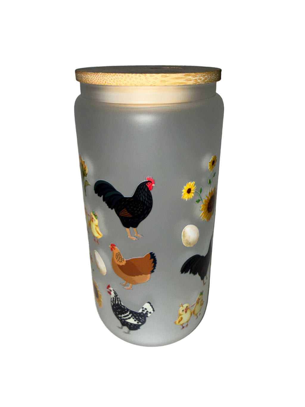 Chickens are fun 16 oz. frosted hand wash only - Creative Delights